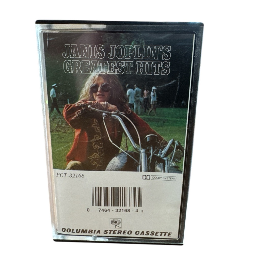 Janis Joplin's Greatest Hits Cassette Tape Columbia‎ 1970’s Rock/Pop/Rock Hits